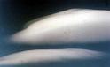 Standing lenticular clouds